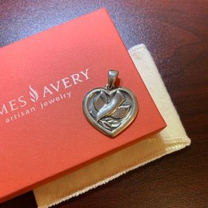 James Avery Dove Heart Pendant